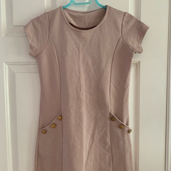 Dusty Rose Mini Dress - Picture 3 of 3